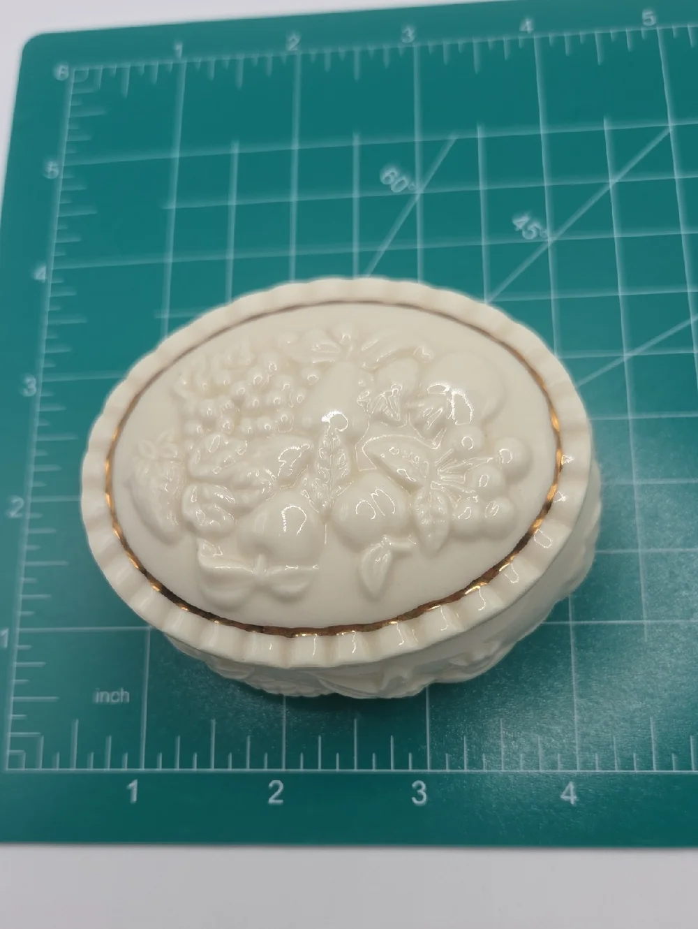 Lenox Fruits Of Life Trinket Box 1998